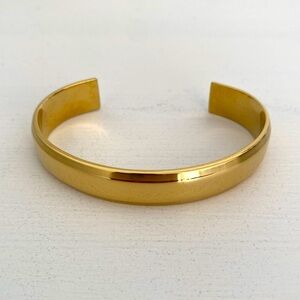 Vitaly Wrist Cuff - Gold Coloured Stainless Steel